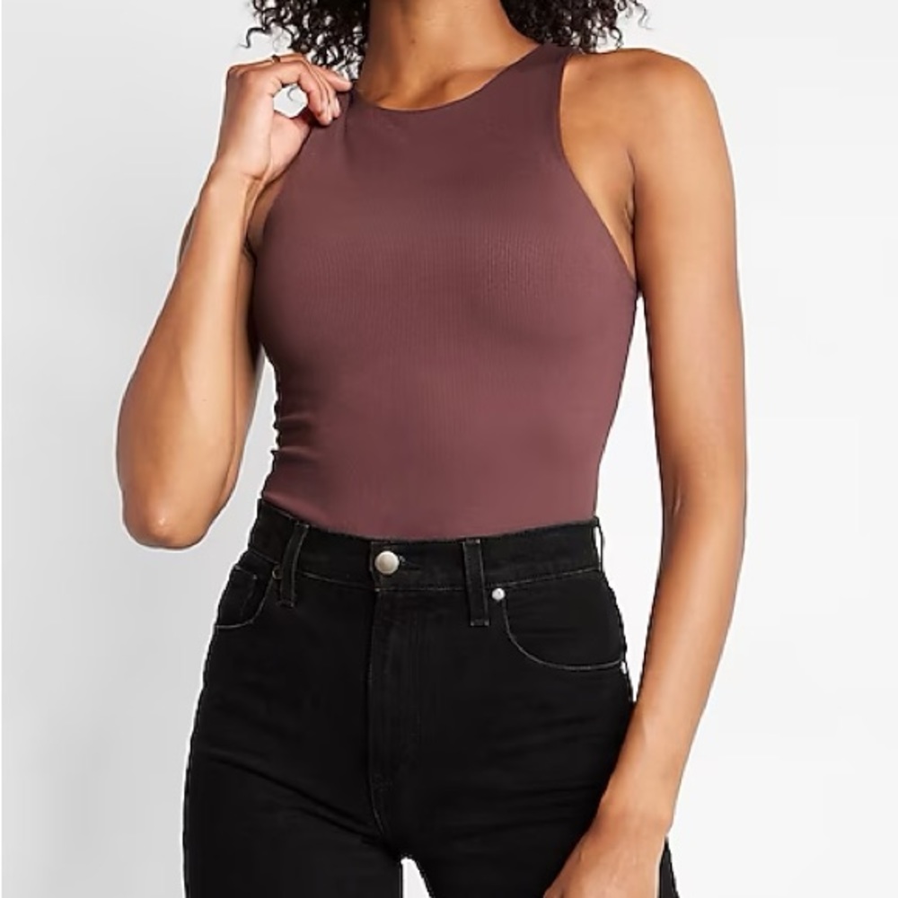 NWOT - Express Body Contour High Compression High Neck Bodysuit